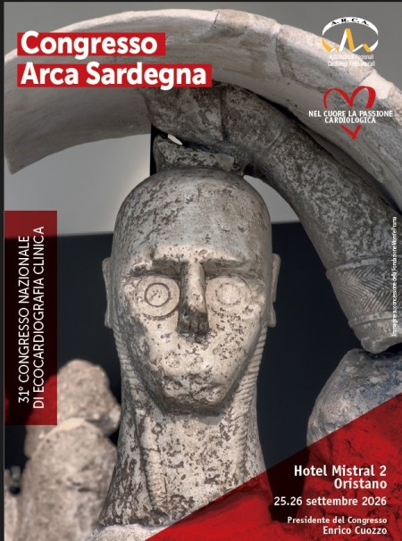 CONGRESSO ARCA SARDEGNA - 31° CONGRESSO NAZIONALE DI ECOCARDIOGRAFIA CLINICA - 25.26 settembre 2026 HOTEL MISTRAL 2