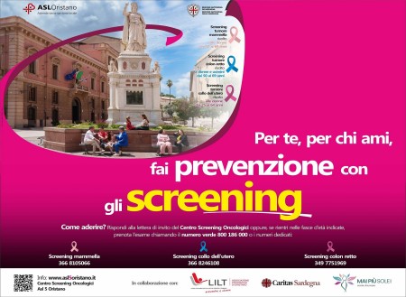 Campagna di comunicazione sugli screening oncologici