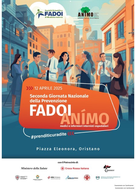 Seconda Giornata Nazionale della Prevenzione - 12 aprile Piazza Eleonora - Oristano